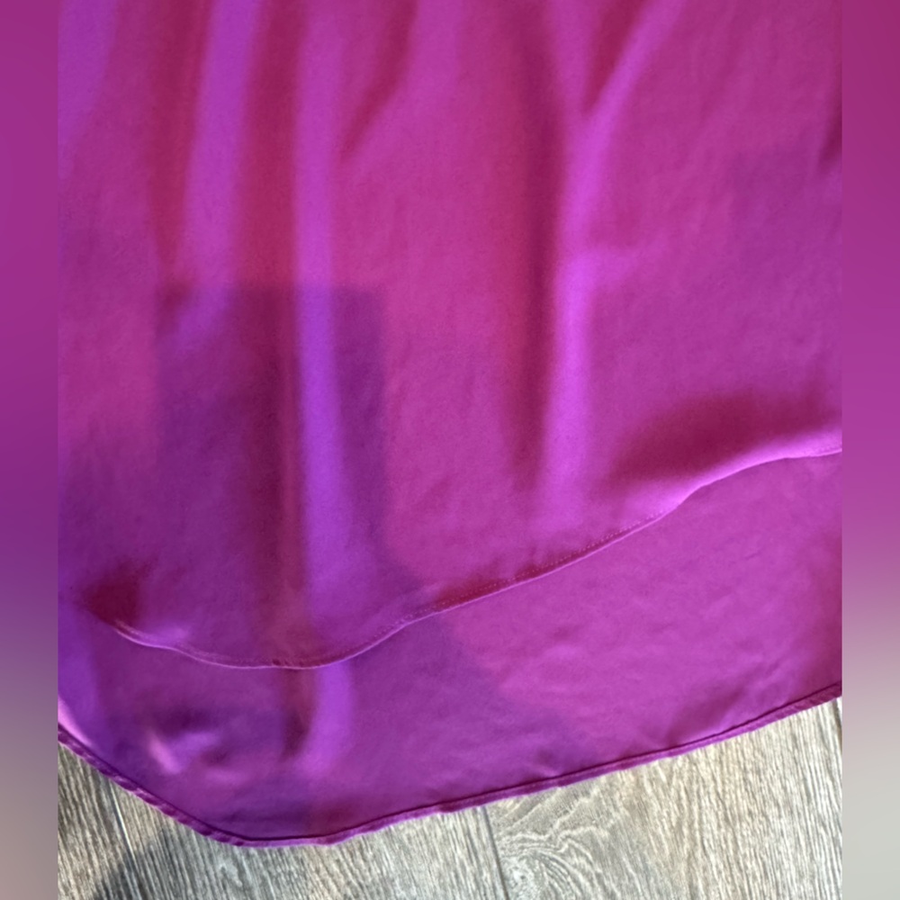 Chaus Vibrant Purple or Magenta Women's Blouse size L - Picture 3 of 5